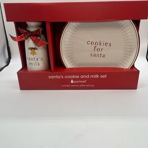 Pearhead Santa's Cookie and Milk Set